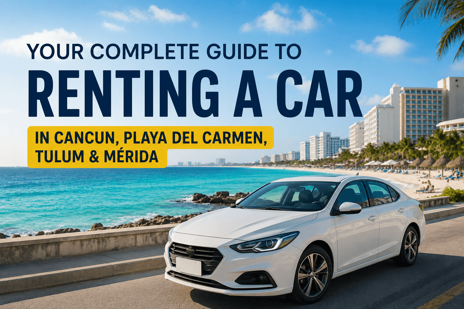 Your Complete Guide to Renting a Car in Cancun, Playa del Carmen, Tulum & Mérida