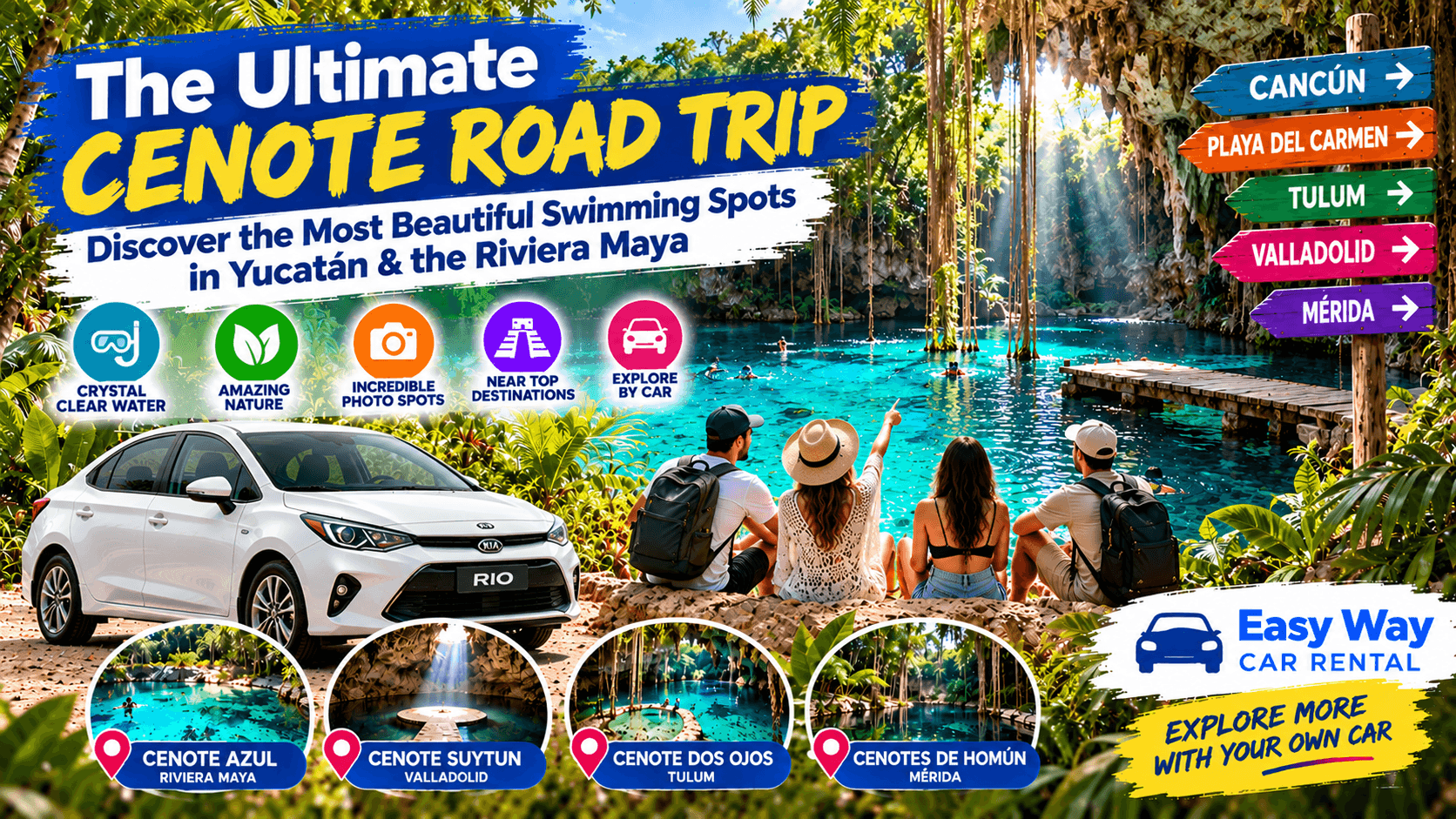 The Ultimate Cenote Road Trip: Discover the Most Beautiful Swimming Spots in Yucatán & the Riviera Maya