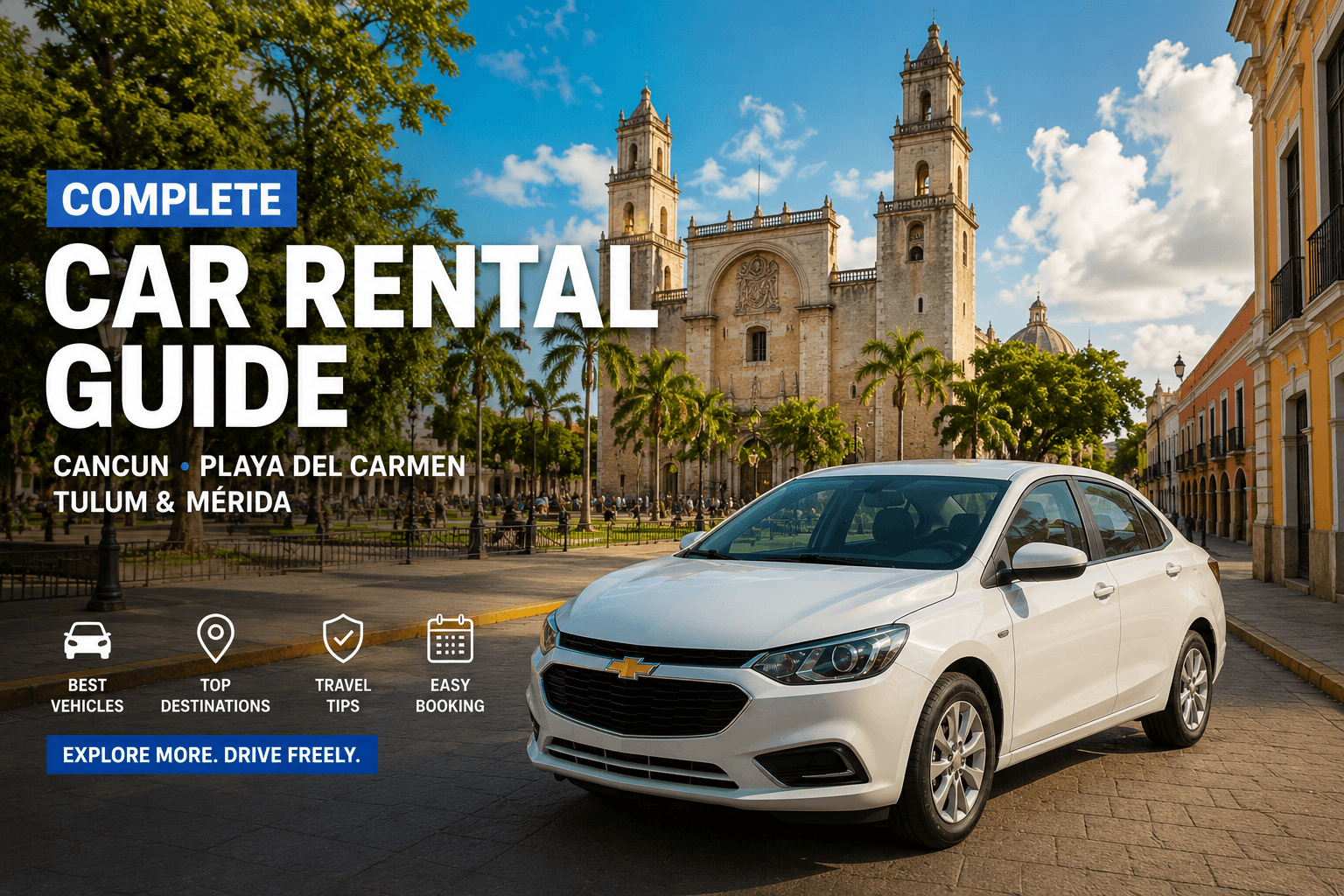 The Complete Car Rental Guide for Cancun, Playa del Carmen, Tulum & Mérida