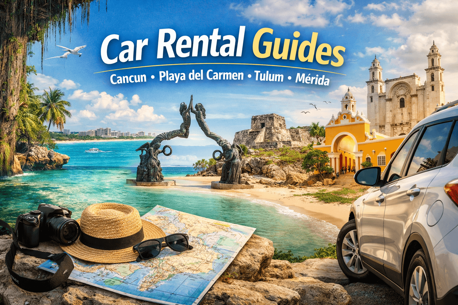 Ultimate Car Rental Guide for Cancun, Playa del Carmen, Tulum and Mérida